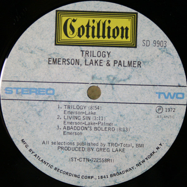 Emerson, Lake & Palmer - Trilogy