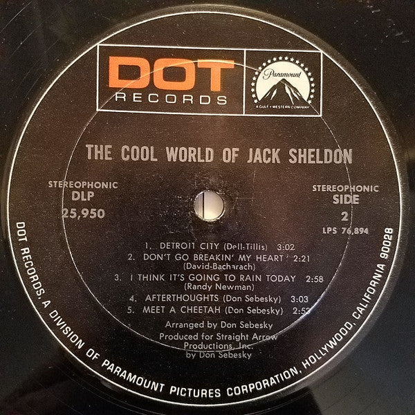 The Cool World Of Jack Sheldon