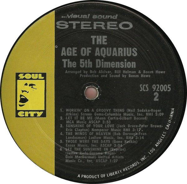Fifth Dimension, The - The Age Of Aquarius