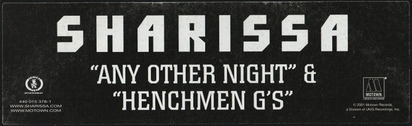 Sharissa - Any Other Night / Henchmen G's
