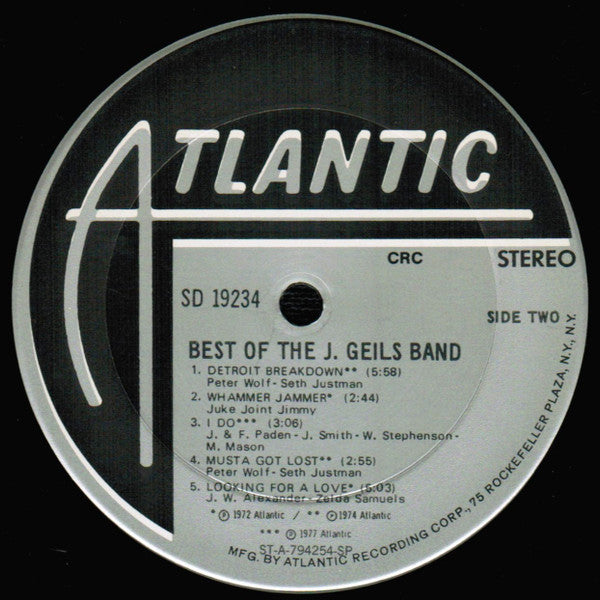 J. Geils Band, The - Best Of The J. Geils Band