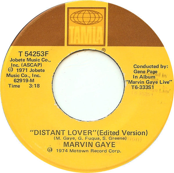 Marvin Gaye - Trouble Man / Distant Lover