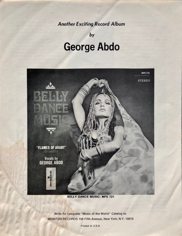 George Abdo And His "Flames Of Araby" Orchestra - The Art Of Belly Dancing