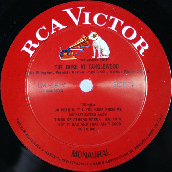 Duke Ellington • Boston Pops Orchestra, The • Arthur Fiedler - The Duke At Tanglewood