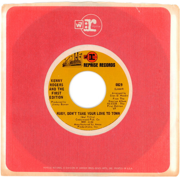 Kenny Rogers & The First Edition - Ruby, Don't Take Your Love To Town