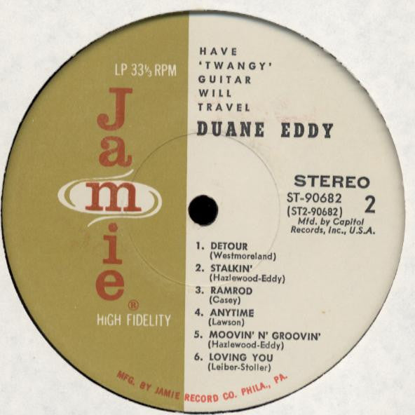 Duane Eddy And The Rebels - Have Twangy Guitar Will Travel