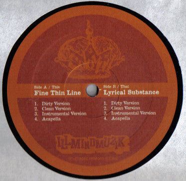King Solomon - Fine Thin Line / Lyrical Substance