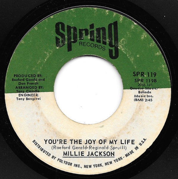 Millie Jackson - A Child Of God (It's Hard To Believe) / You're The Joy Of My Life