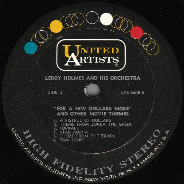 For A Few Dollars More And Other Motion Picture Themes