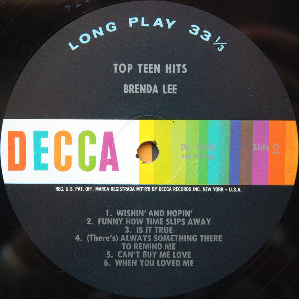 Brenda Lee Sings Top Teen Hits