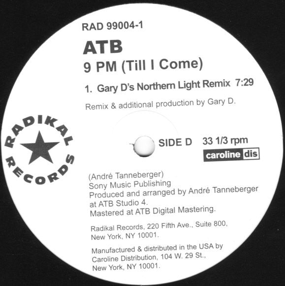 ATB - 9 PM (Till I Come)