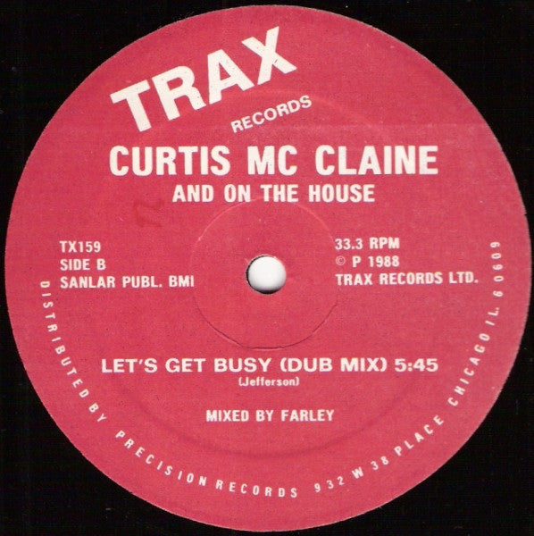 Curtis McClain And On The House - Let's Get Busy