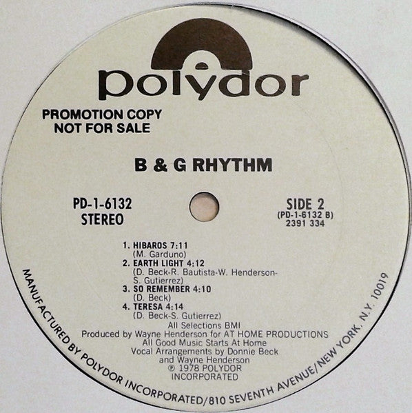 B & G Rhythm