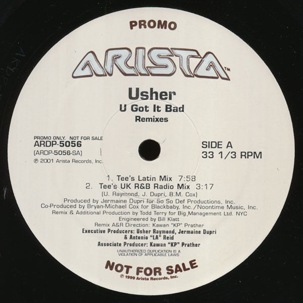 Usher - U Got It Bad (Remixes)