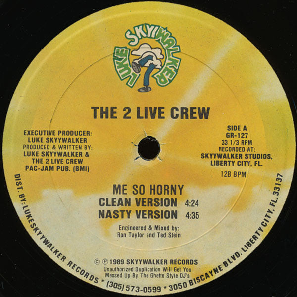 The 2 Live Crew - Me So Horny