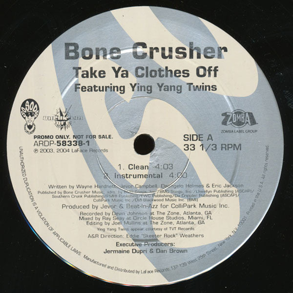 Bone Crusher (2) - Take Ya Clothes Off