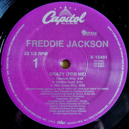 Freddie Jackson - Crazy (For Me)