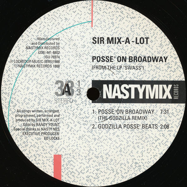 Sir Mix-A-Lot - Posse' On Broadway