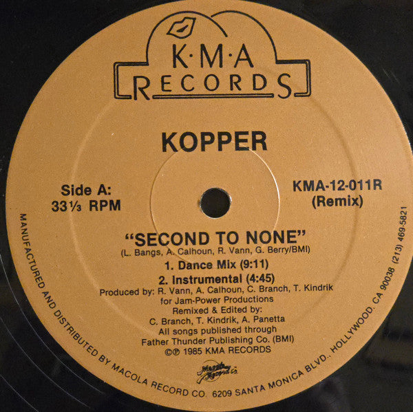 Kopper (2) - Second To None (Remix)