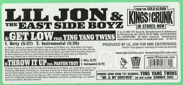 Lil' Jon & The East Side Boyz - Get Low