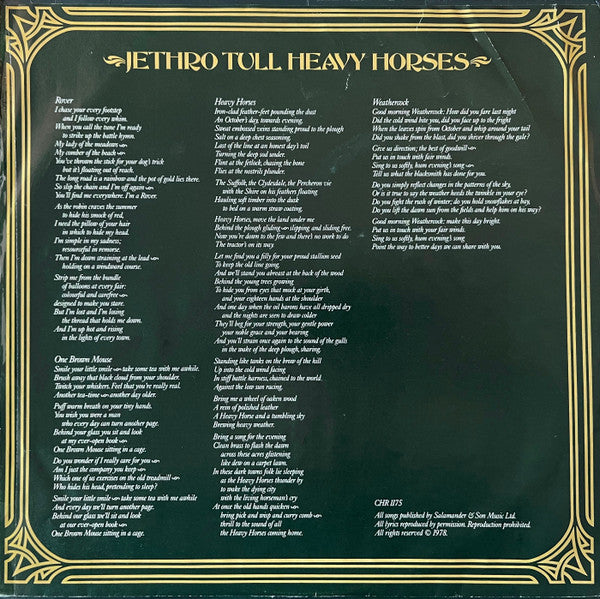 Jethro Tull - Heavy Horses