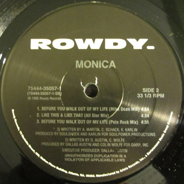 Monica - Before You Walk Out Of My Life & Like This And Like That (Remix)