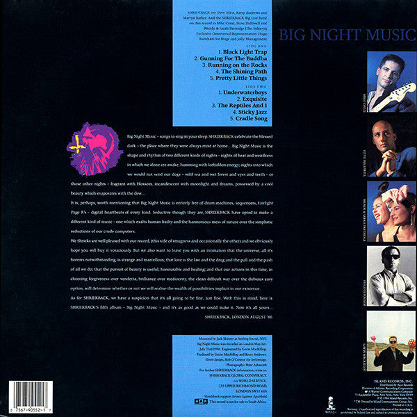 Shriekback - Big Night Music