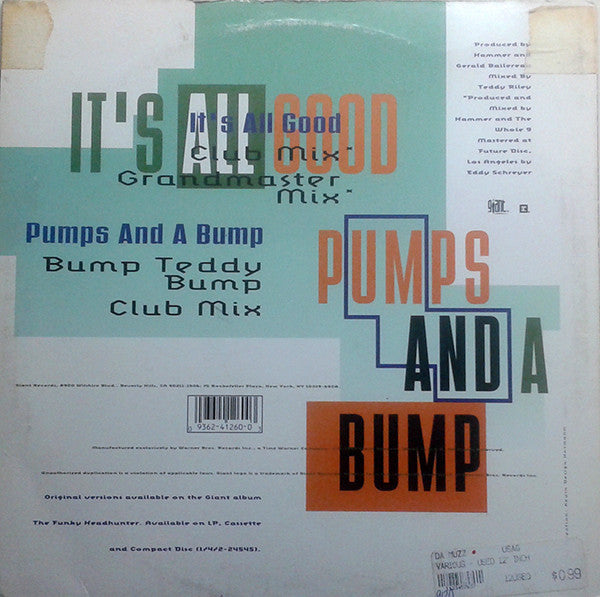 MC Hammer - Pumps And A Bump / It's All Good