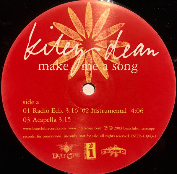Kiley Dean - Make Me A Song