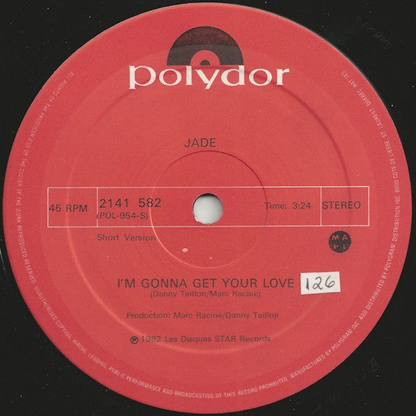 Jade (2) - I'm Gonna Get Your Love