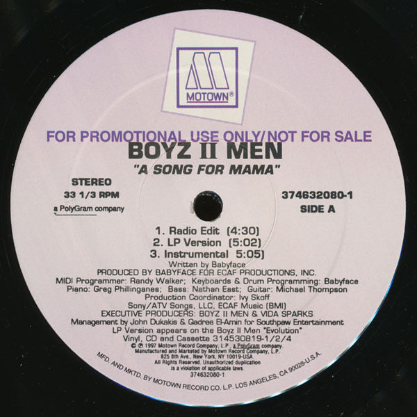 Boyz II Men - A Song For Mama