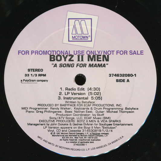 Boyz II Men - A Song For Mama