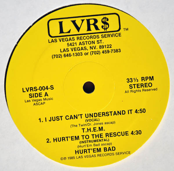 T.H.E.M. (4) - I Just Can't Understand It / Hurt'Em To The Rescue
