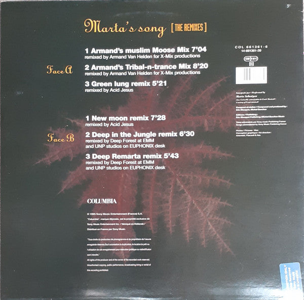Deep Forest - Marta's Song (The Remixes)