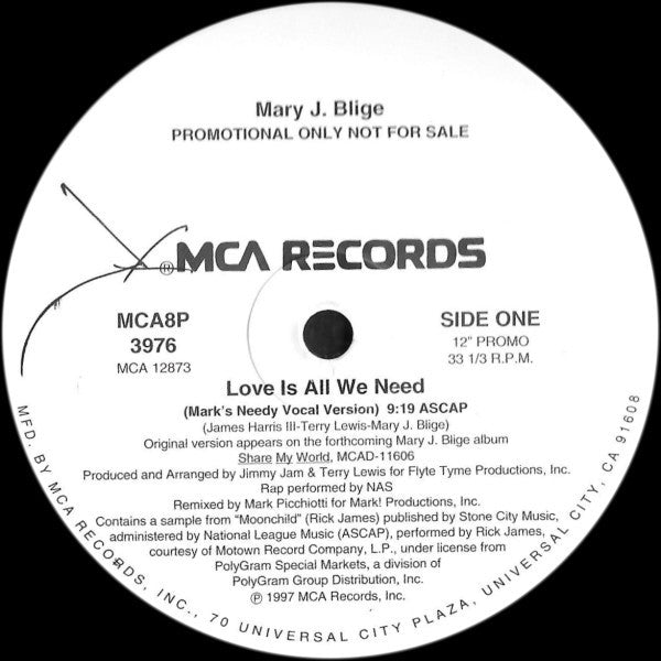 Mary J. Blige - Love Is All We Need