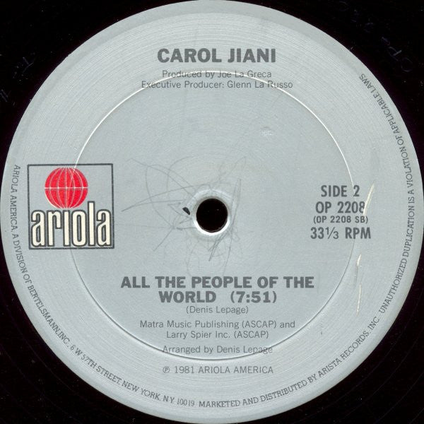 Carol Jiani - Hit 'N Run Lover