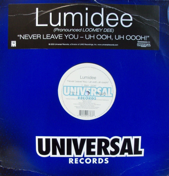 Lumidee - Never Leave You - Uh Ooh, Uh Oooh!