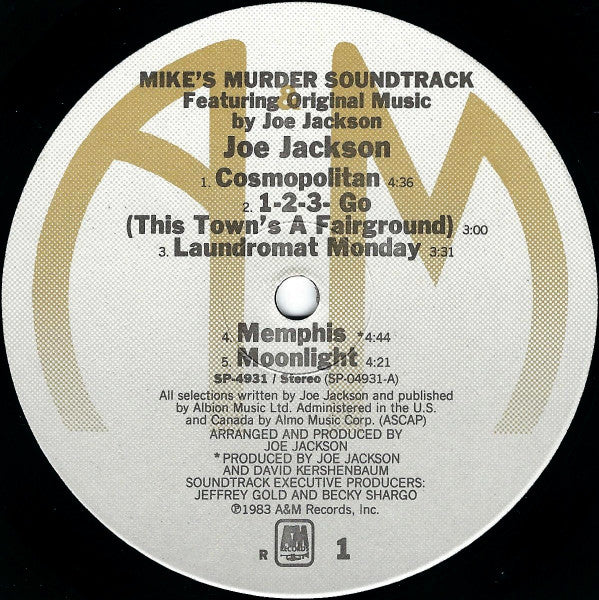 Joe Jackson - Mike's Murder (The Motion Picture Soundtrack)