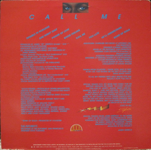 Sylvester - Call Me