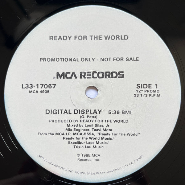 Ready For The World - Digital Display
