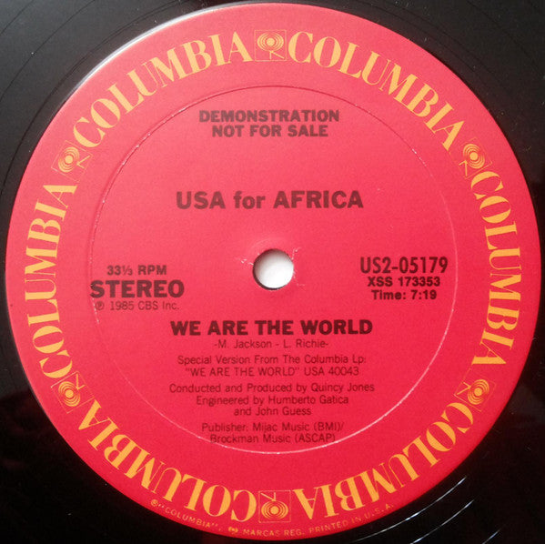 USA For Africa - We Are The World