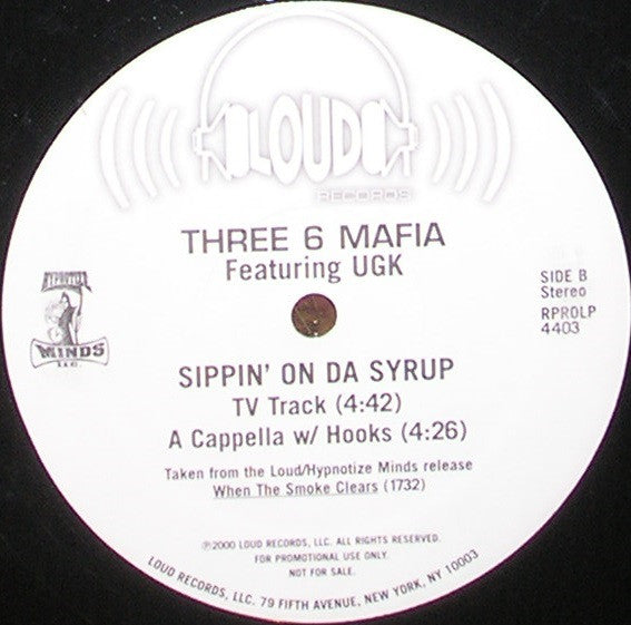 Three 6 Mafia - Sippin' On Da Syrup