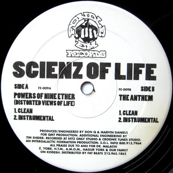 Scienz Of Life - Powers Of Nine Ether (Distorted Views Of Life)