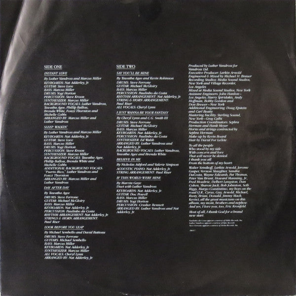 Cheryl Lynn - Instant Love