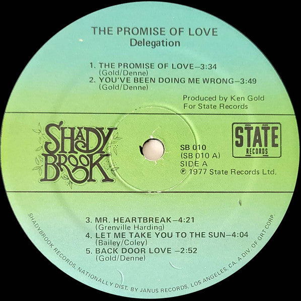Delegation - The Promise Of Love