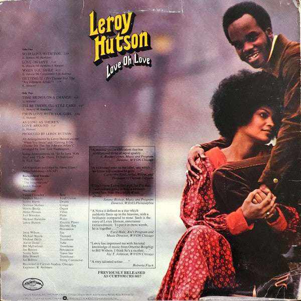 Leroy Hutson - Love Oh Love