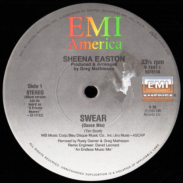Sheena Easton - Swear