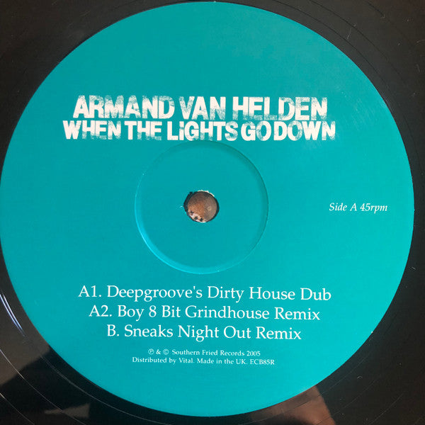 Armand Van Helden - When The Lights Go Down (Remixes)