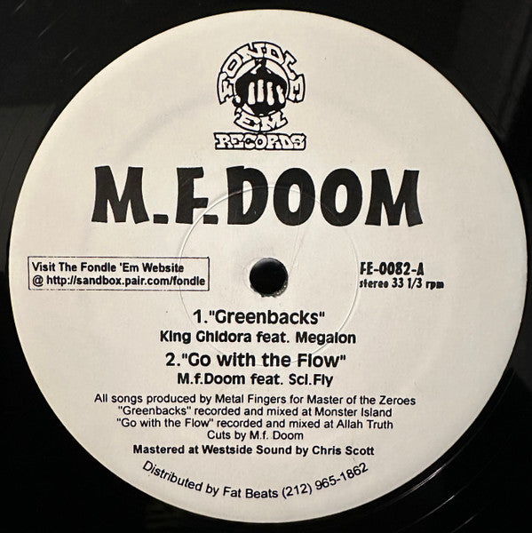 MF Doom - Greenbacks / Go With The Flow
