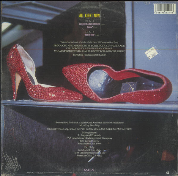Patti LaBelle - All Right Now